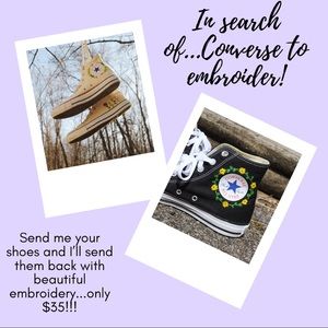 Converse Embroidery